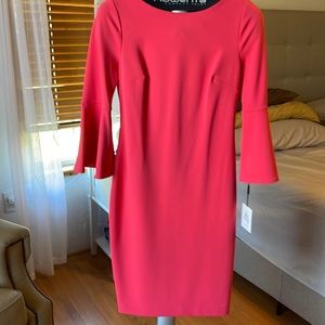 Calvin Klein dress, size 6, coral